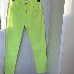 Zara slime fit hi rise jeans